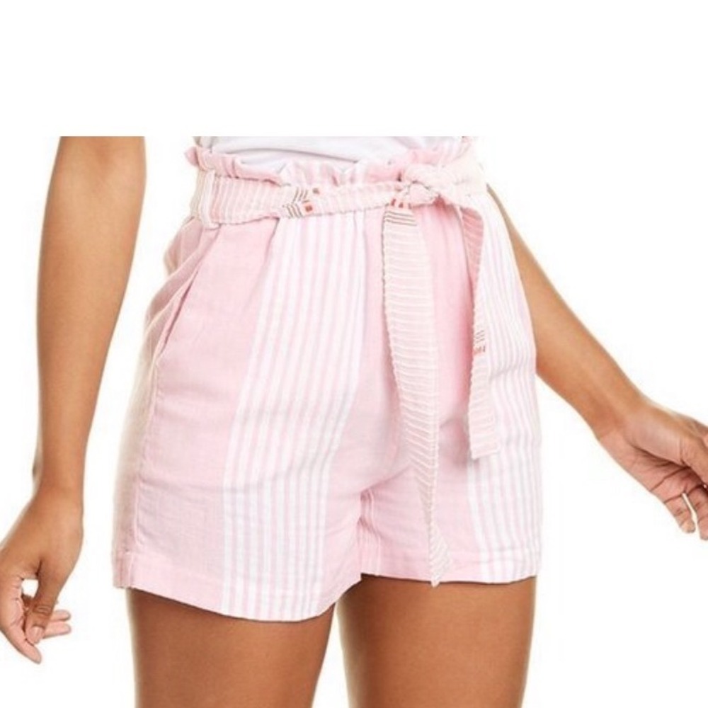 Lemlem Pink White Rekik Tie Belt‎ Sz S NEW